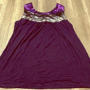 🤩Purple Sequins Tank🤩